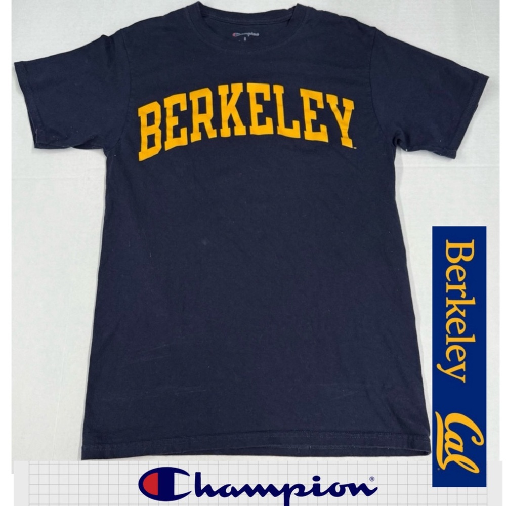 Champion Dark Blue and Yellow Berkeley Tee